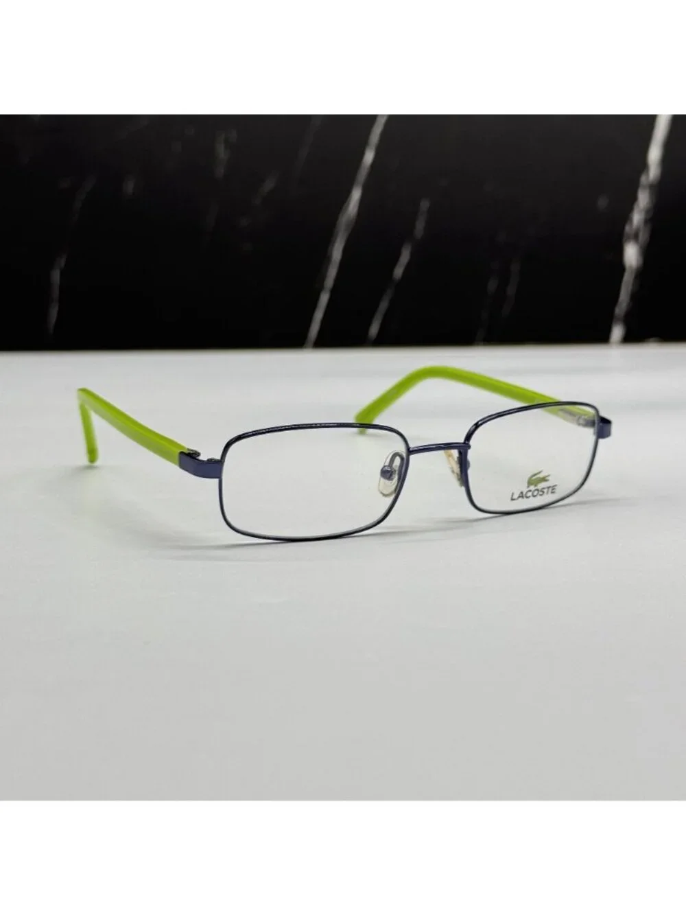 Lacoste Eyeglasses Kid L3101 424 Square Green Blue NEW